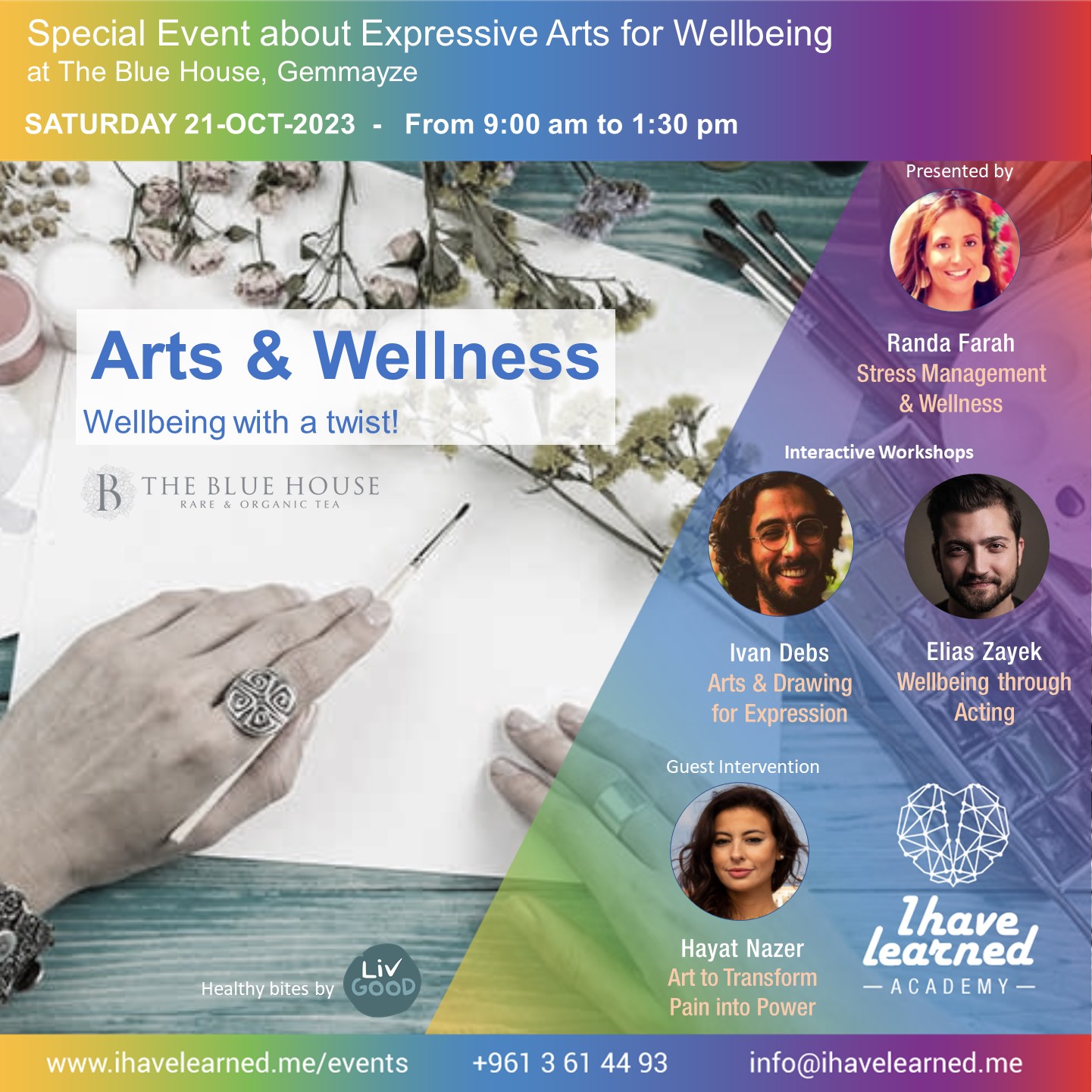 Arts & Wellness An event by I Have Learned Academy at The Blue House